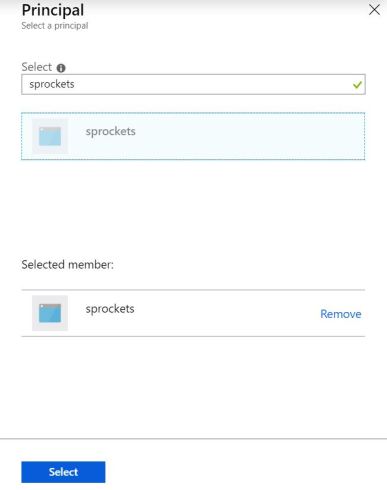KeyVault-SelectPrincipal-Save
